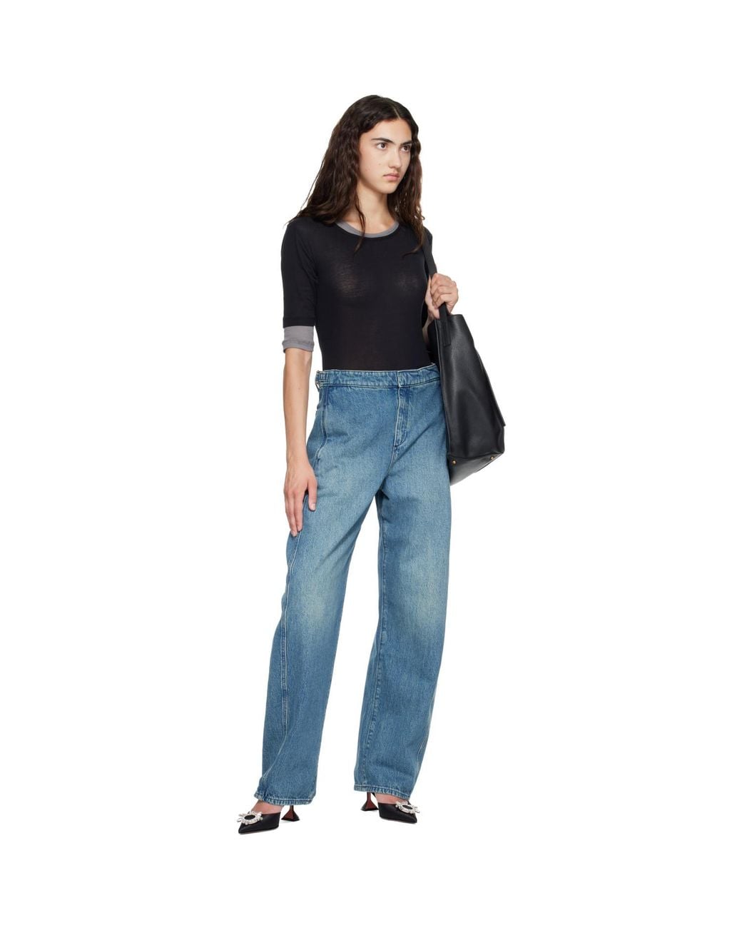 AMINA MUADDI Black Begum Sling 70 Heels