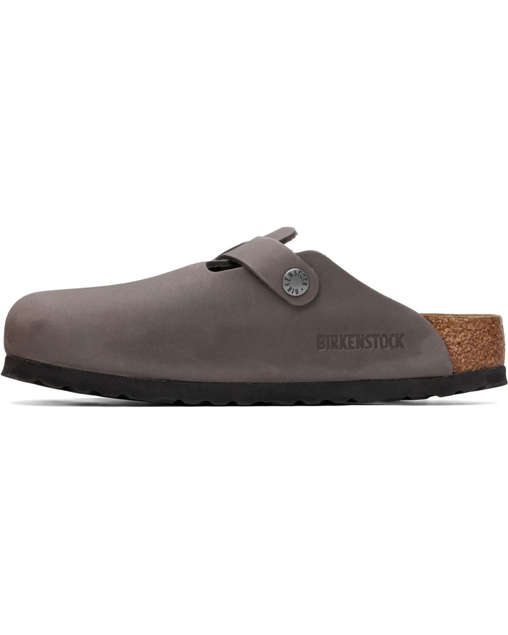 Birkenstock Brown Regular Boston Soft Footbed Oiled Leather Loafers