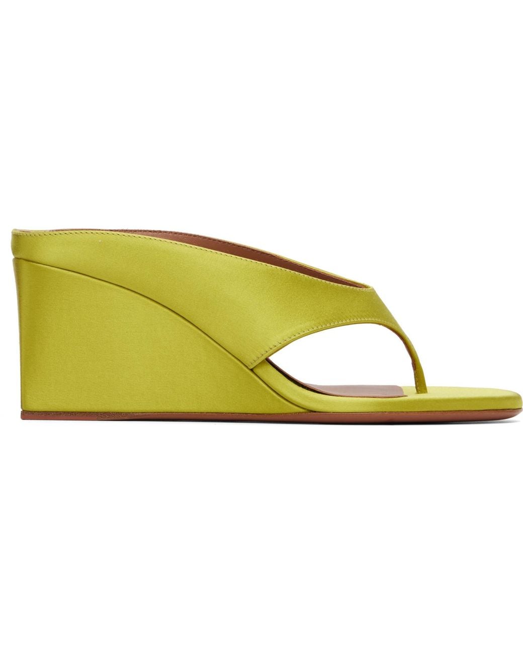 Alaïa Black Cube Thong Mule Sandals