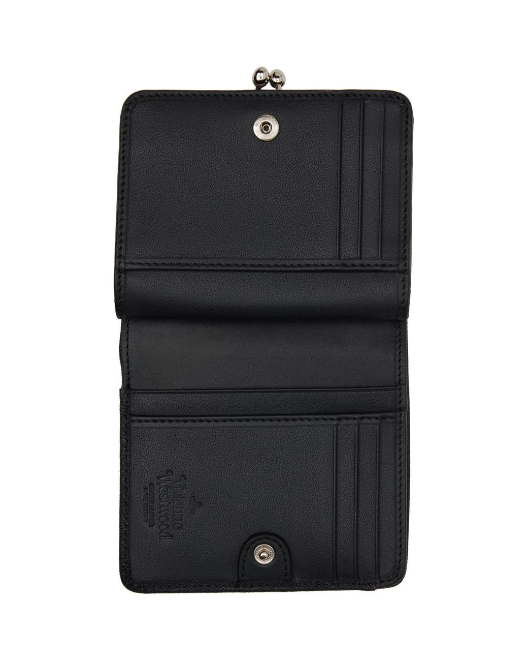Vivienne Westwood Black Leather Wallet