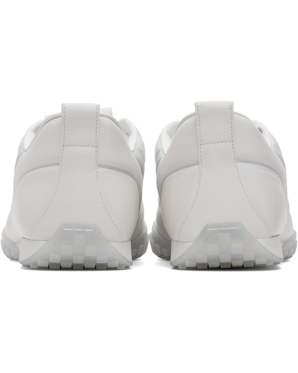 Givenchy White Glide Leather Sneakers for men