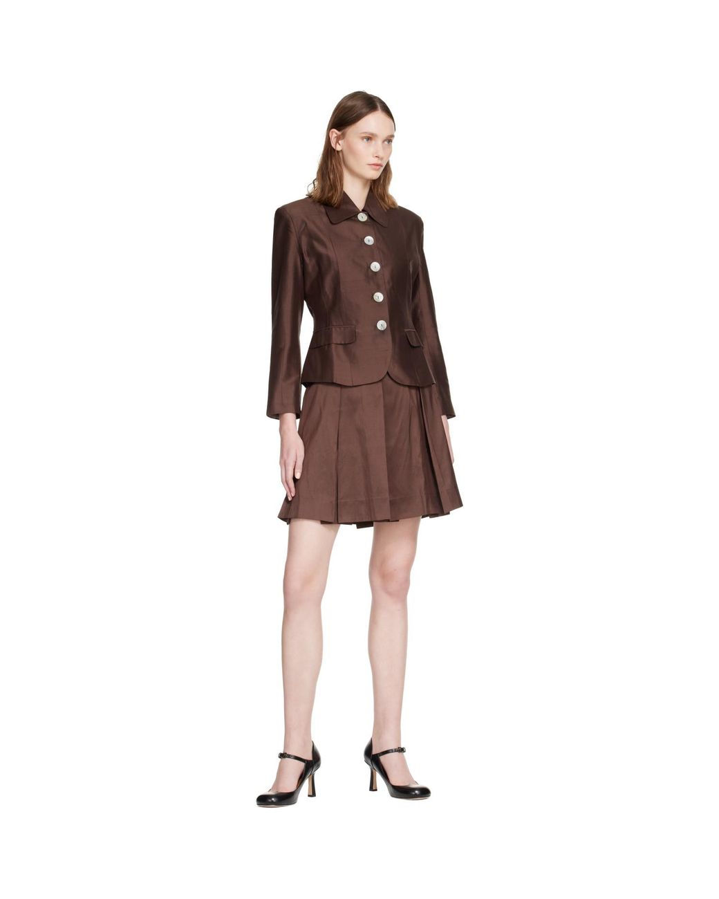 Hai Brown Freya Miniskirt