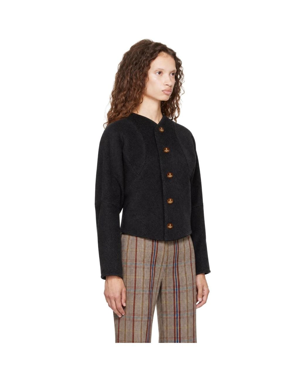 Vivienne Westwood Black Pourpoint Jacket