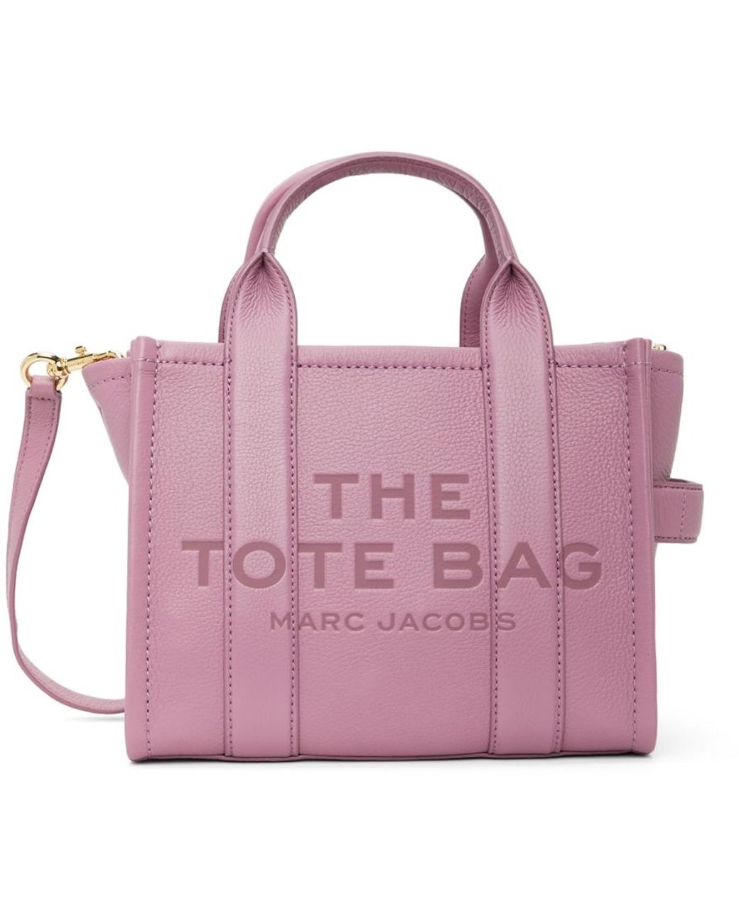 Marc Jacobs The Leather Mini Tote Bag in Purple Lyst
