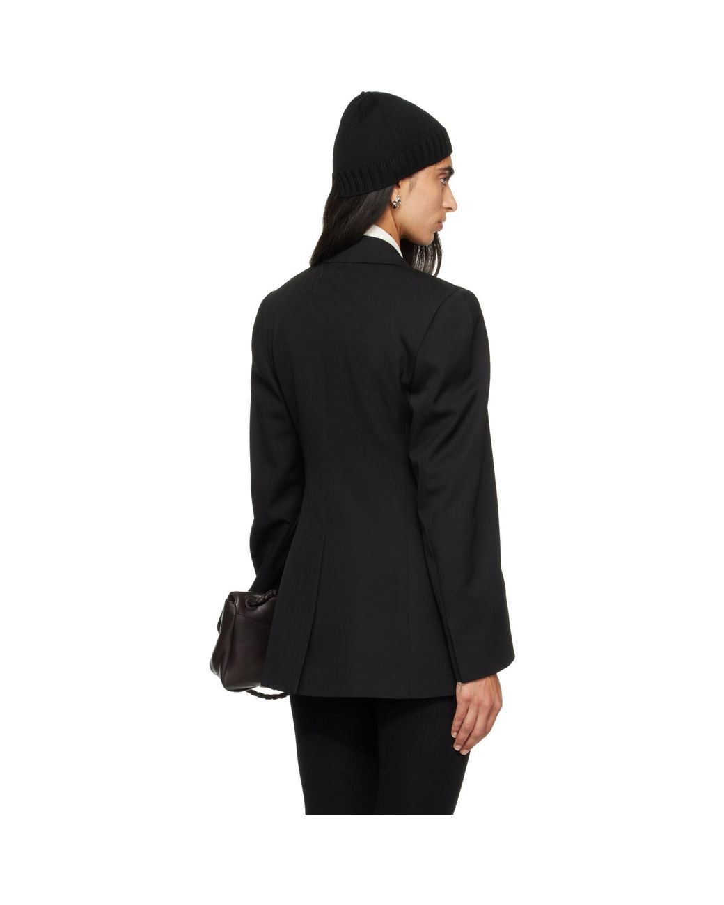 Bottega Veneta Black Floating Wool Jacket