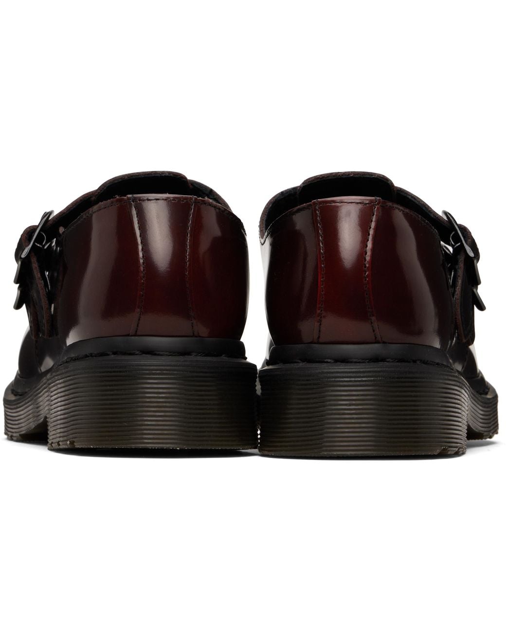 Dr. Martens Black Burgundy 8065 Mary Jane Loafers