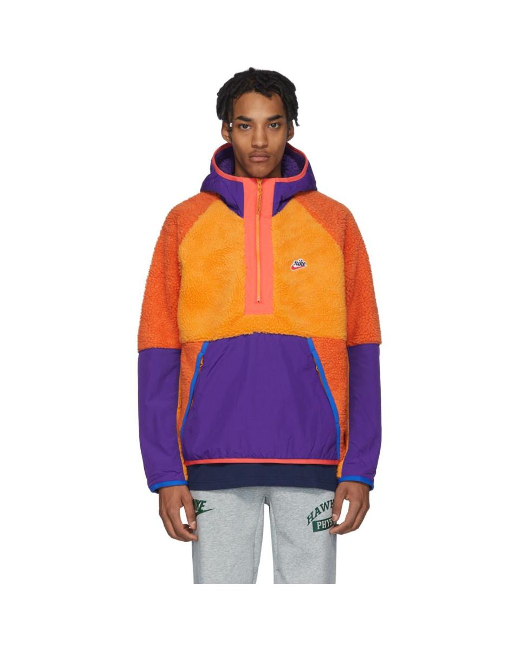 Nike M Nsw He Hoodie Hz Winter Kumq in Orange for Men | Lyst