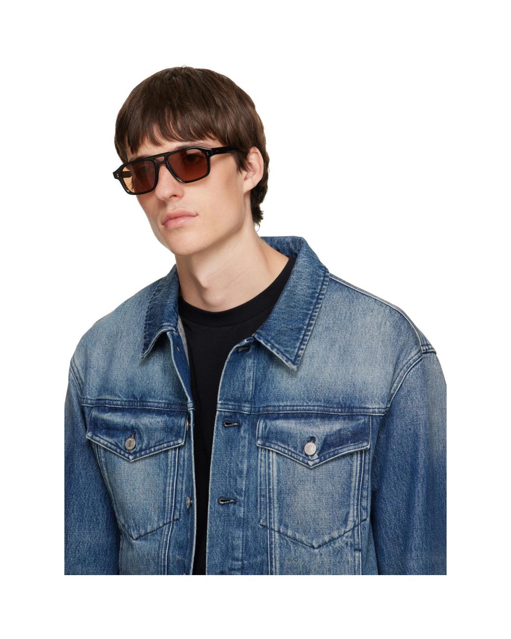 Cutler & Gross Brown Gr15 Aviator Sunglasses for men