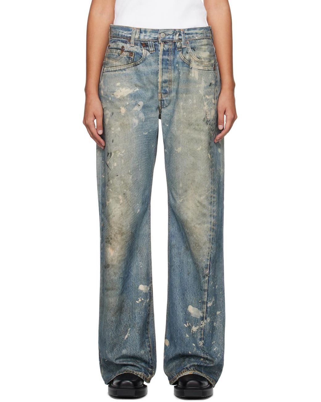 Acne Studios Ssense Xx Blue Painter Jeans | Lyst Australia Acne Studios Ssense Xx Blue Painter Jeans | Lyst Australia