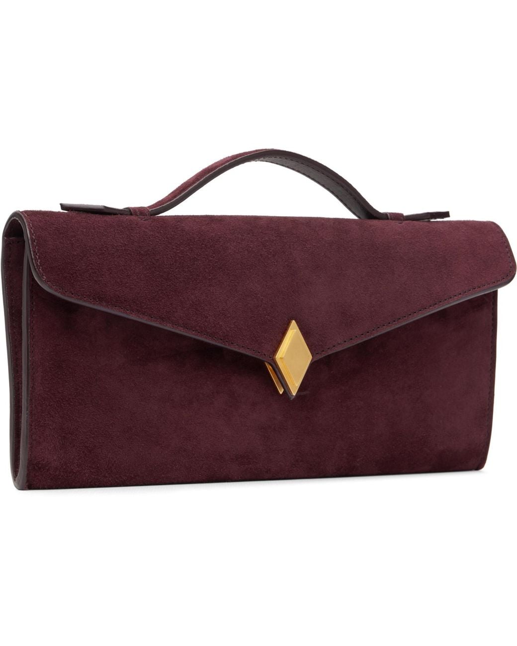 Metier Purple Burgundy Edge Clutch