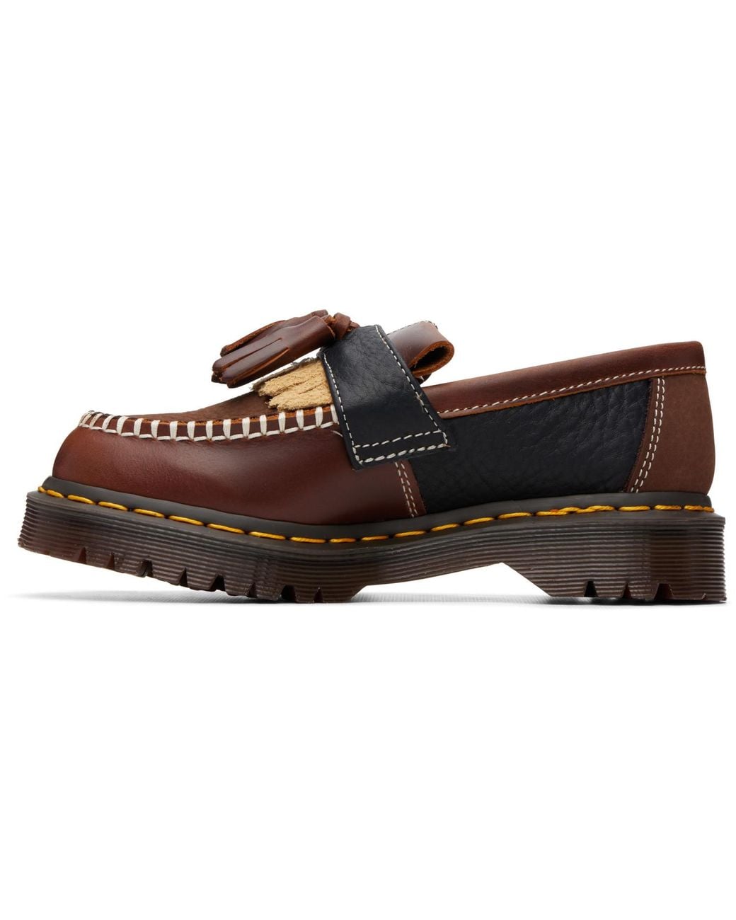 Dr. Martens Brown Adrian Pwrk Tassel Loafers for men