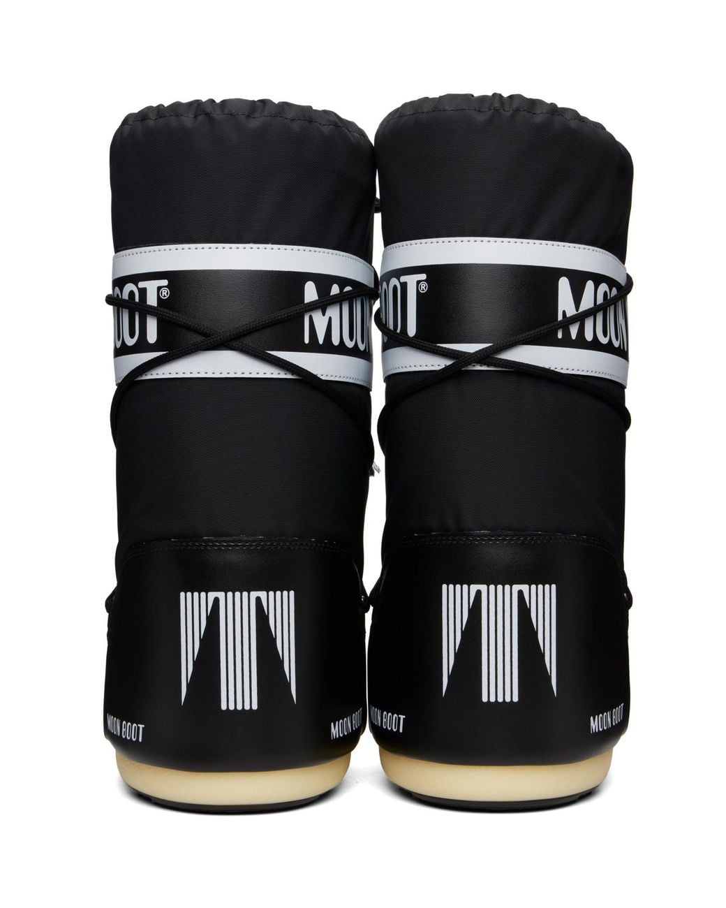 Moon Boot Black Icon Nylon Boots for men