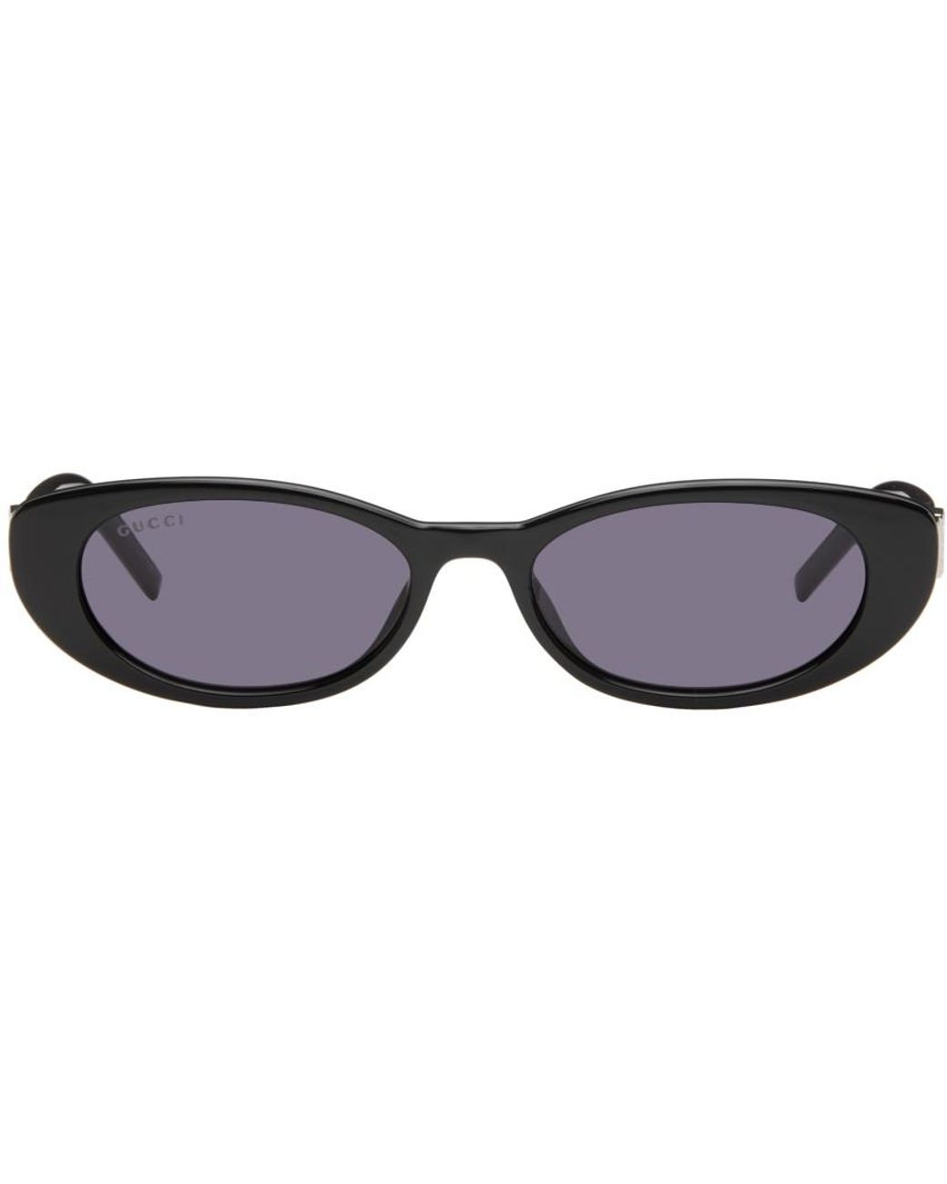 【関税込み】Gucci ブラック G String キャットアイメガネ Gucci G String Cat-Eye Sunglasses in Black | Lyst Canada