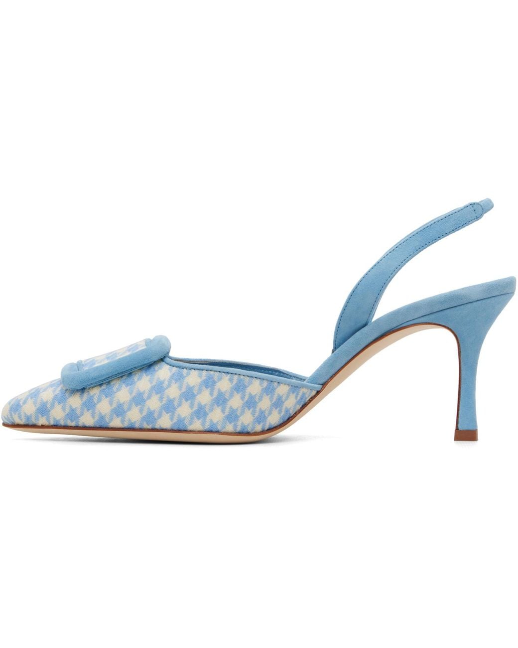 Manolo Blahnik Blue Mayslibi Heels