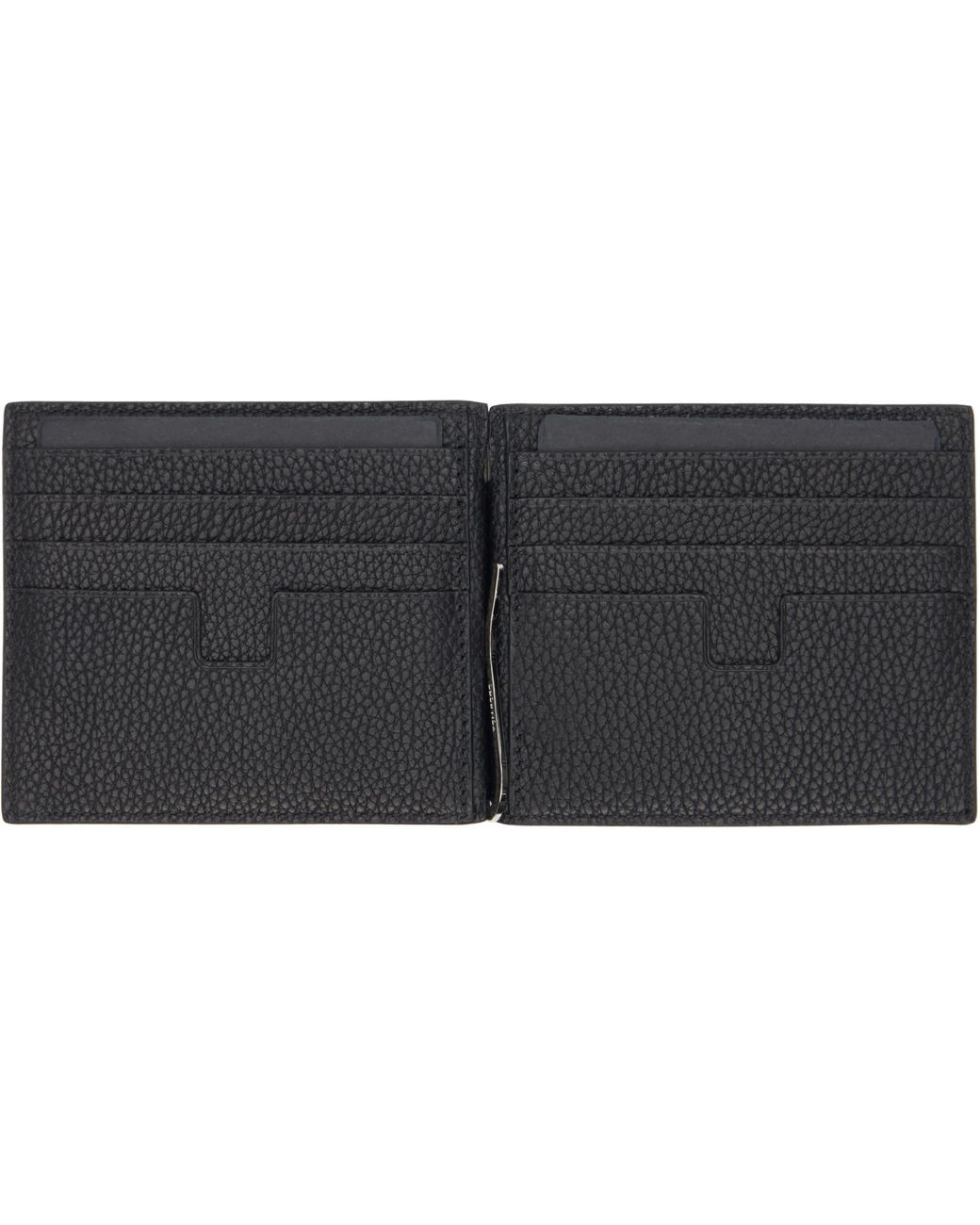 Tom Ford Black T Line Money Clip Wallet for men