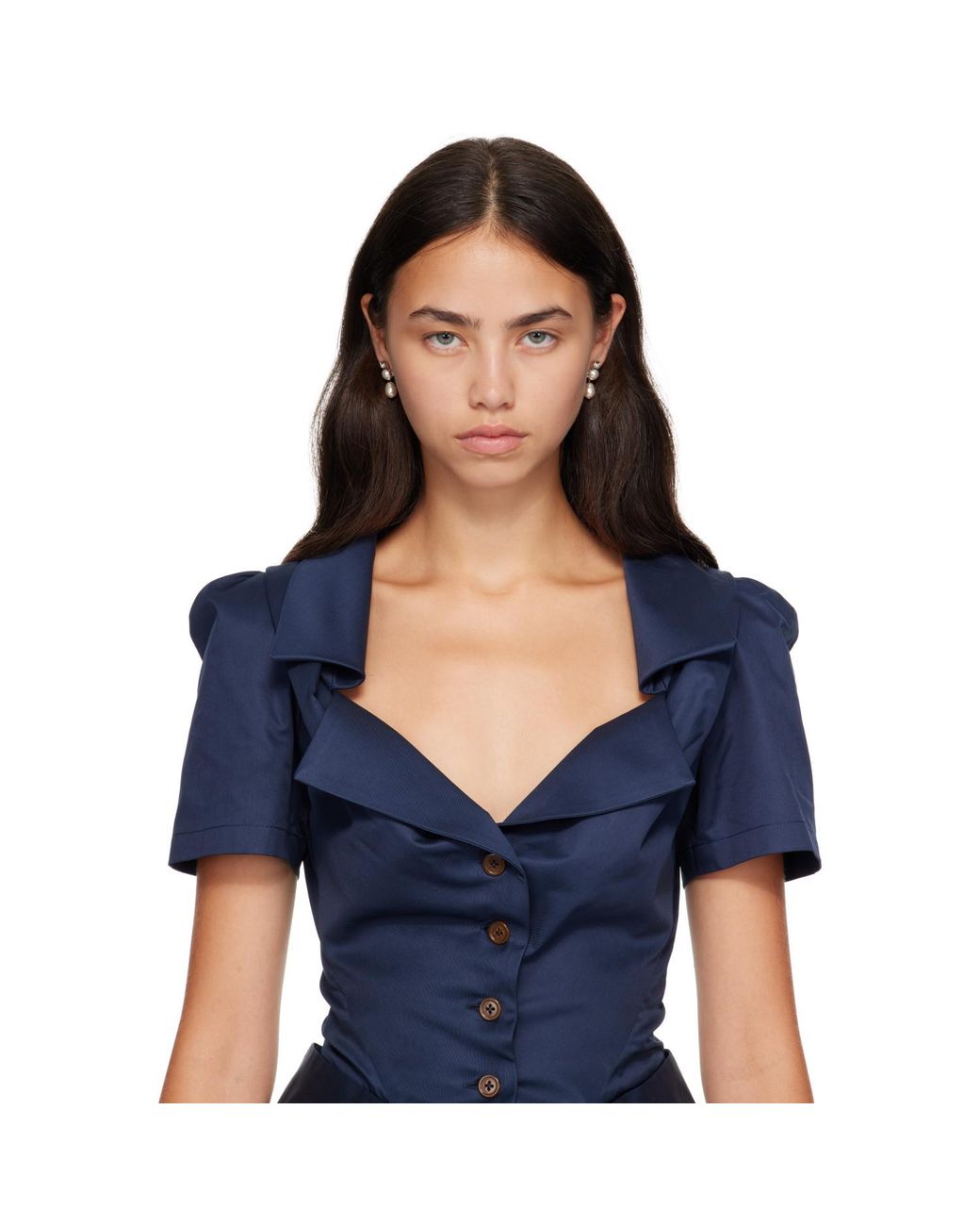 Vivienne Westwood Metallic Inass Earrings