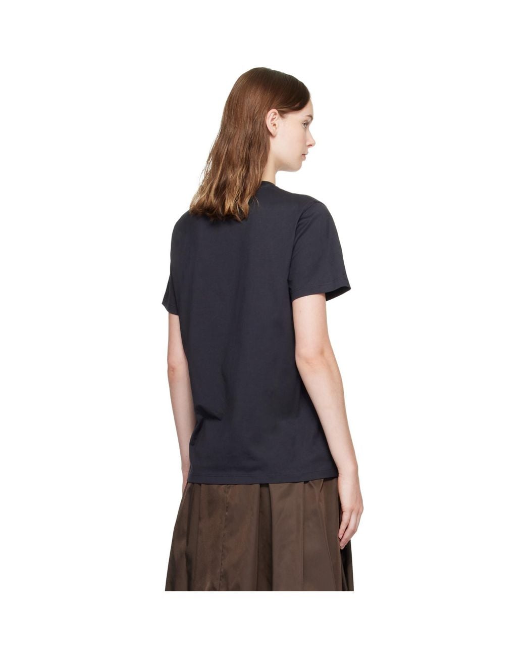 Ganni Blue Flowers T-Shirt