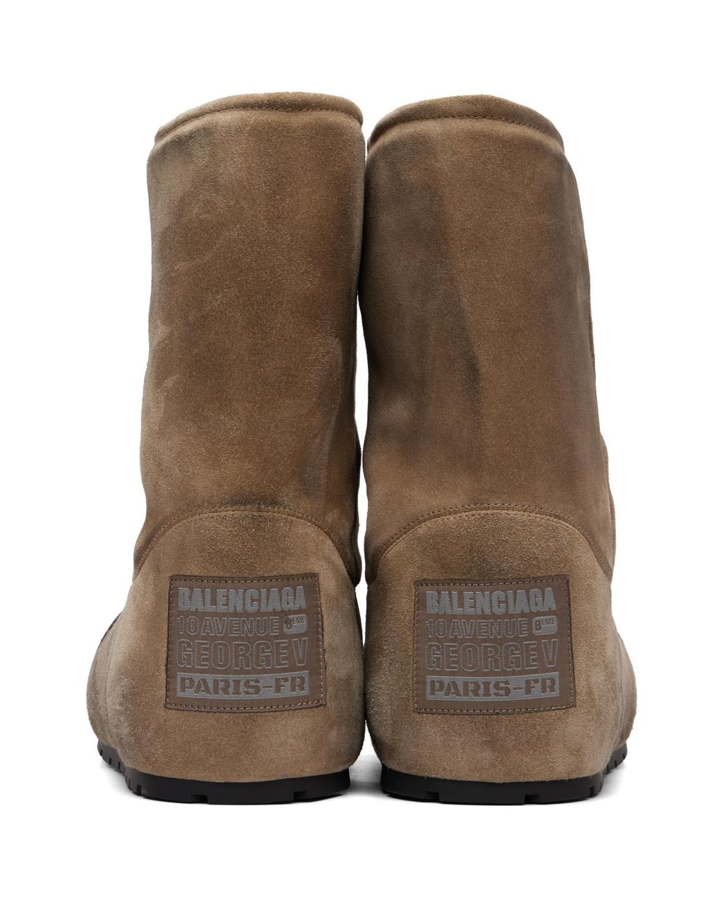 Balenciaga Brown Dumbo Boots for men