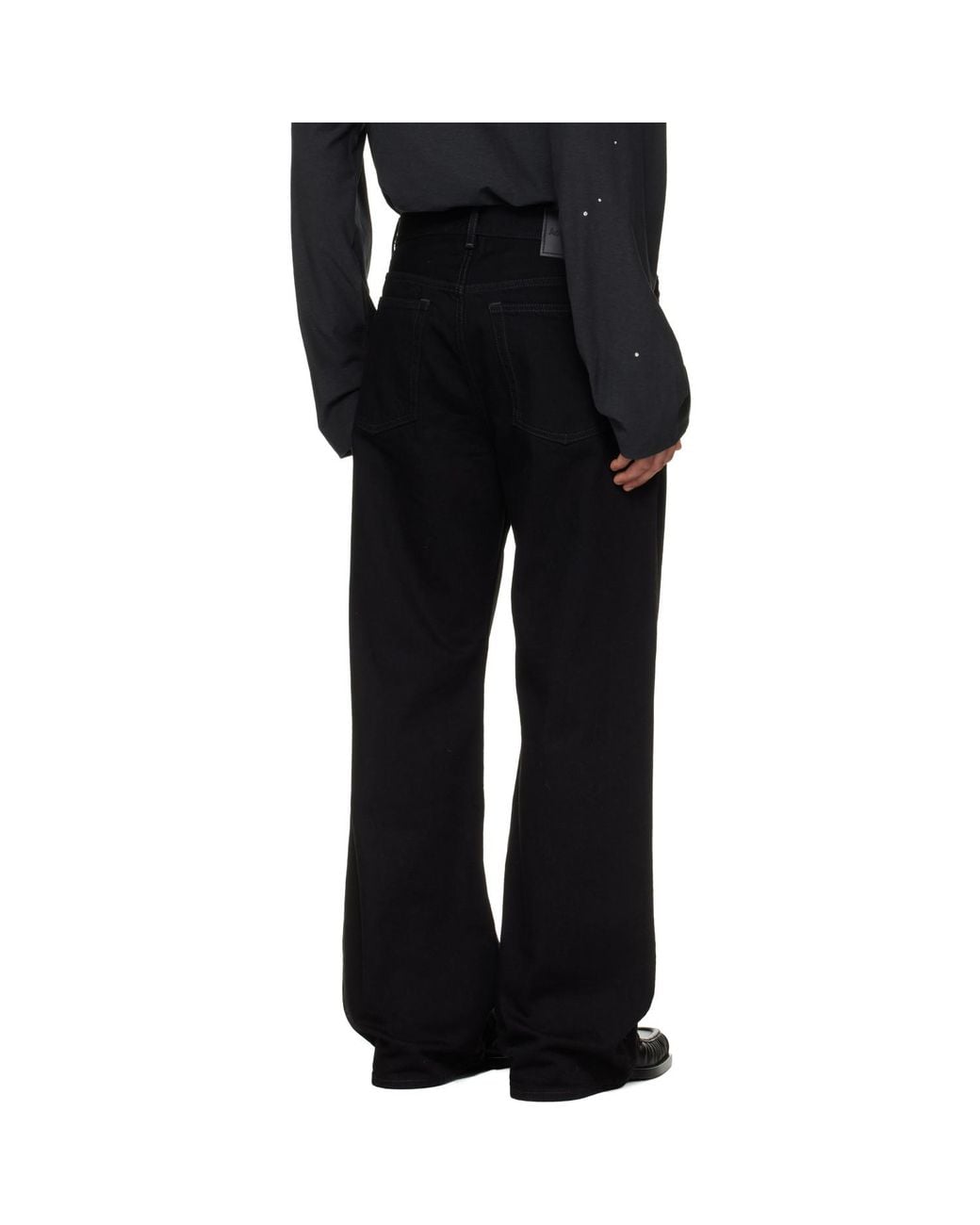 Acne Black Regular Fit 2021M Jeans for men