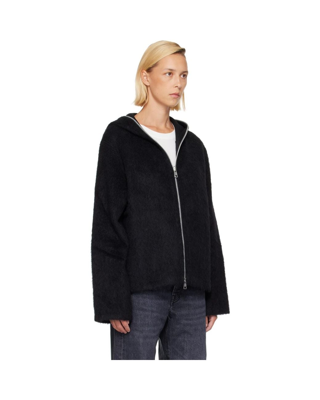 Our Legacy Black Full Zip Hoodie