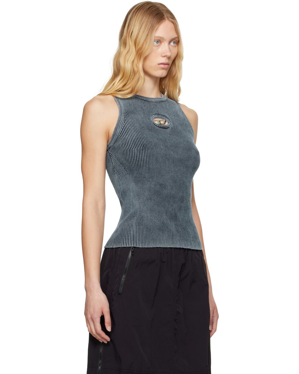 DIESEL タンクトップ M-ANCHOR-A-SL Lサイズ 8AT Diesel M-Anchor-A-Sl タンクトップ | ブルー | FARFETCH JP