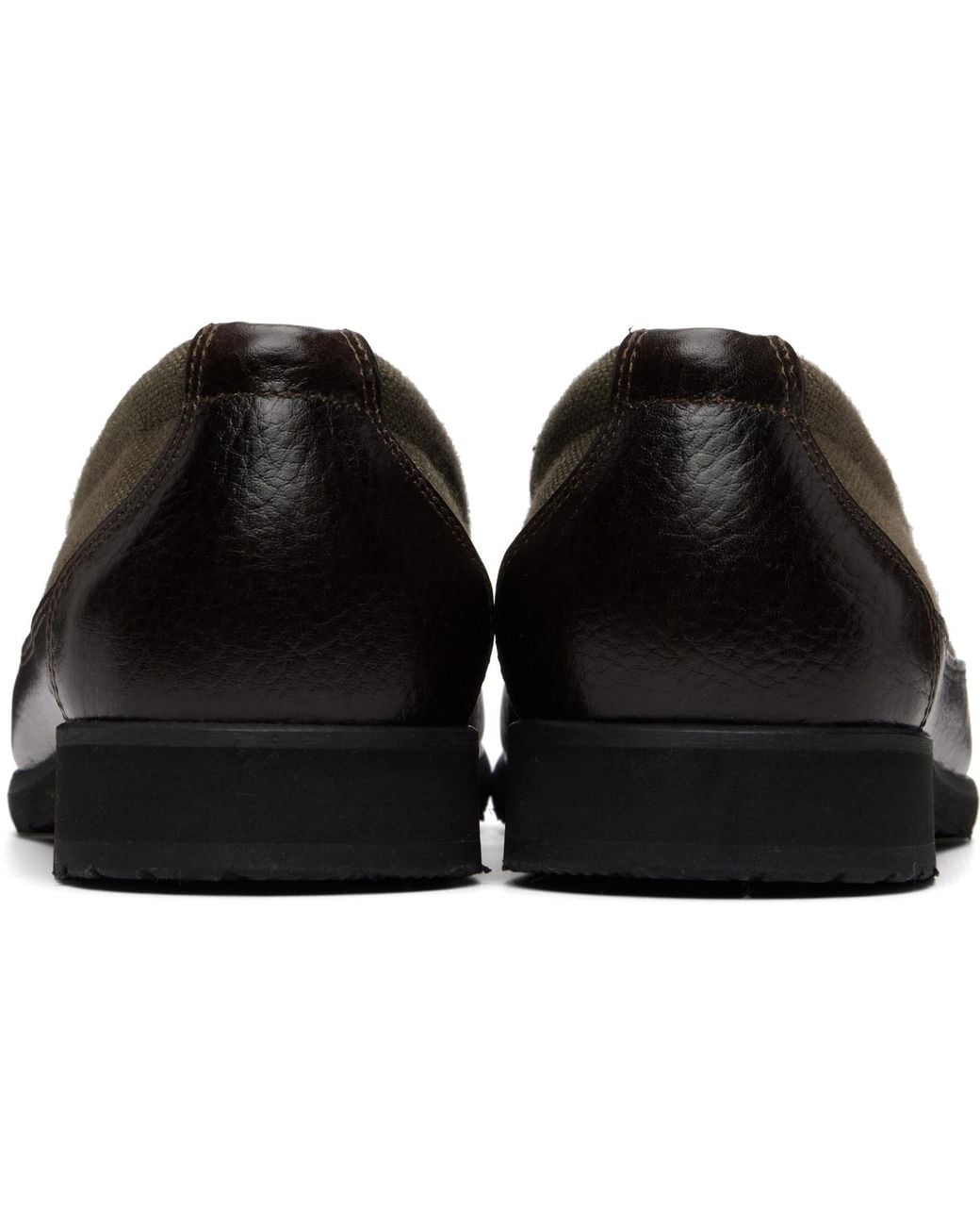 Our Legacy Black Khaki Bohemian Slipper Flats