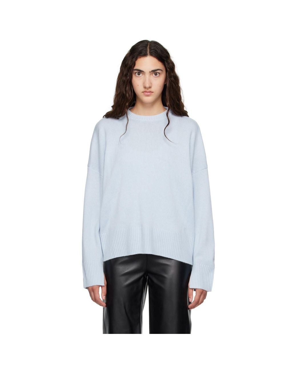Loulou de Saison Blue Anton Lds Cashmere Sweater