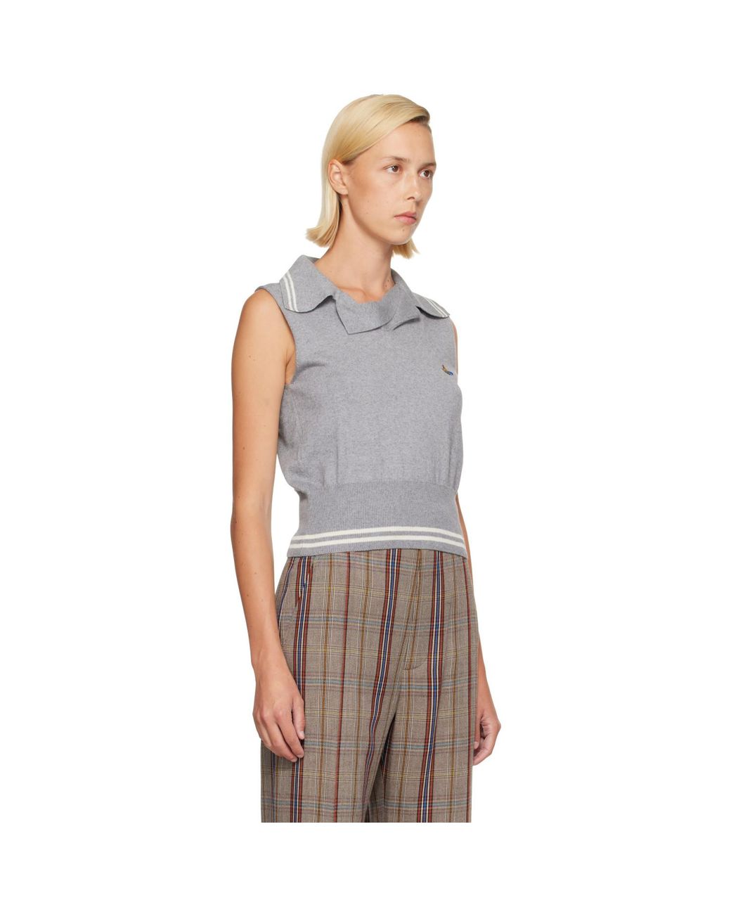 Vivienne Westwood Gray Doubletake Top