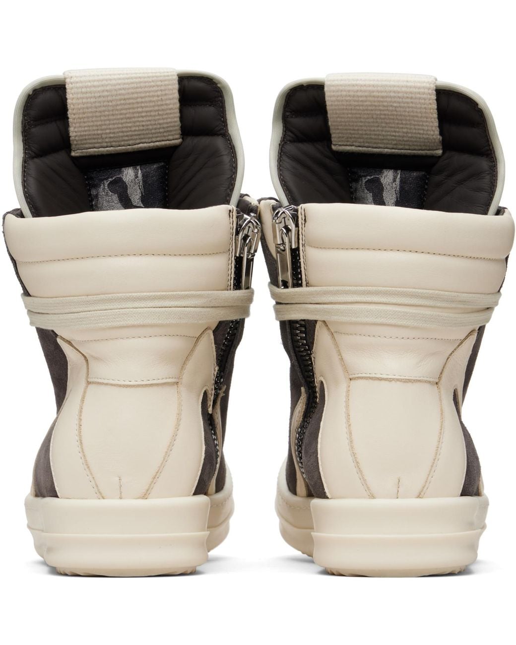 Rick Owens Multicolor Temple Geobasket Sneakers