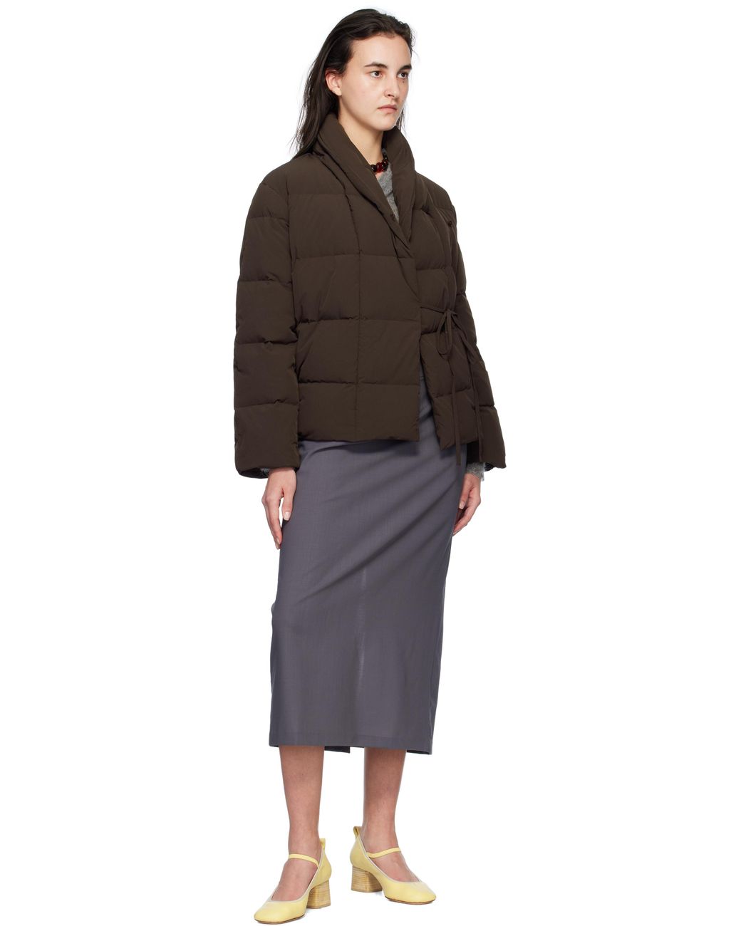 Paloma Wool Ash Down Jacket in Brown | Lyst UK