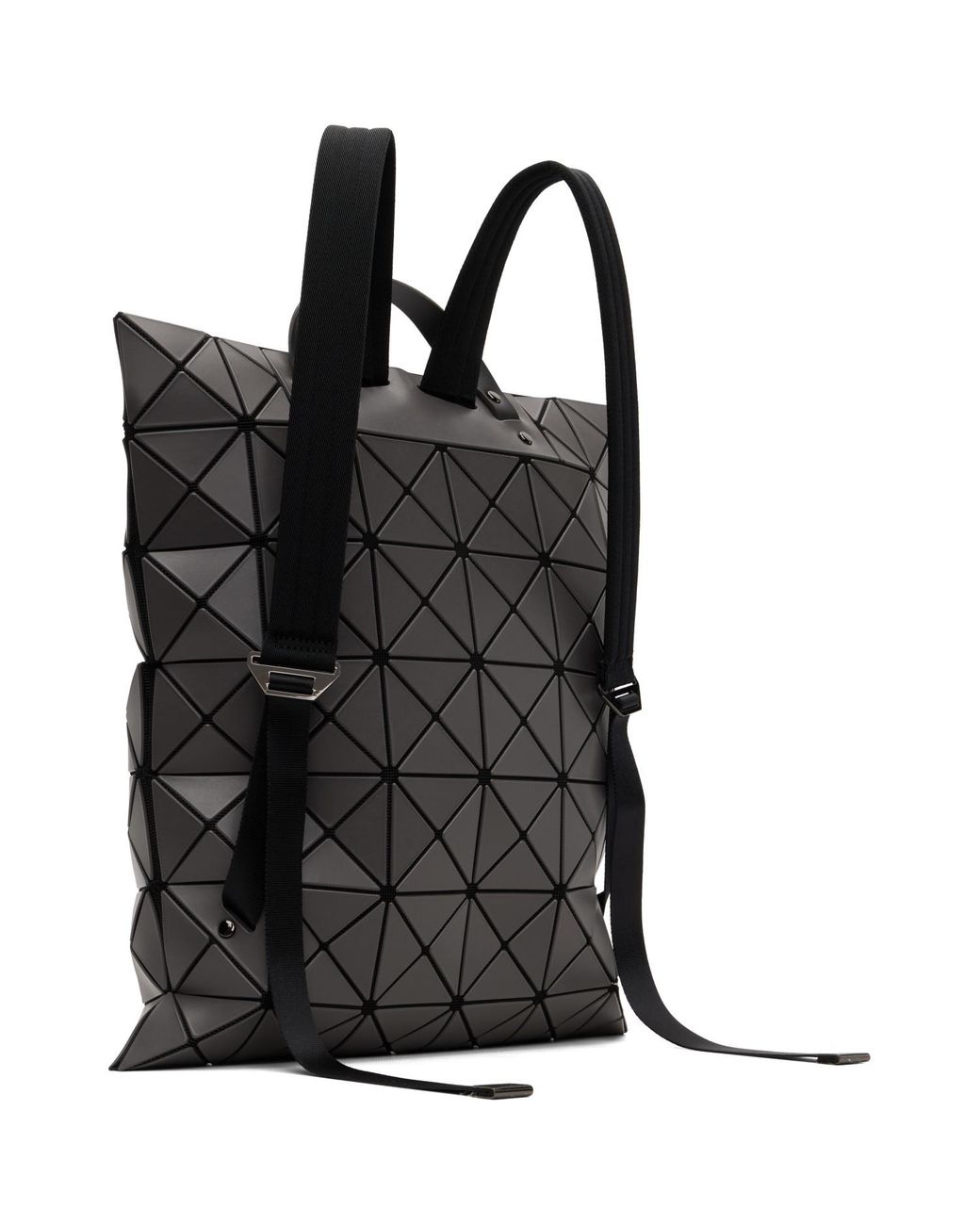 Issey Miyake Black Flat Pack Backpack