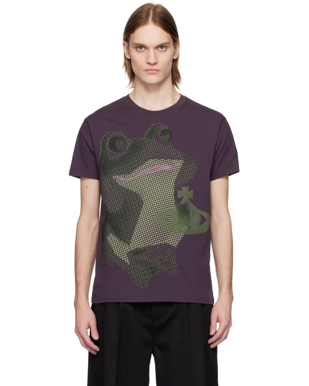 Vivienne Westwood Frog Classic T-Shirt in Black for Men | Lyst