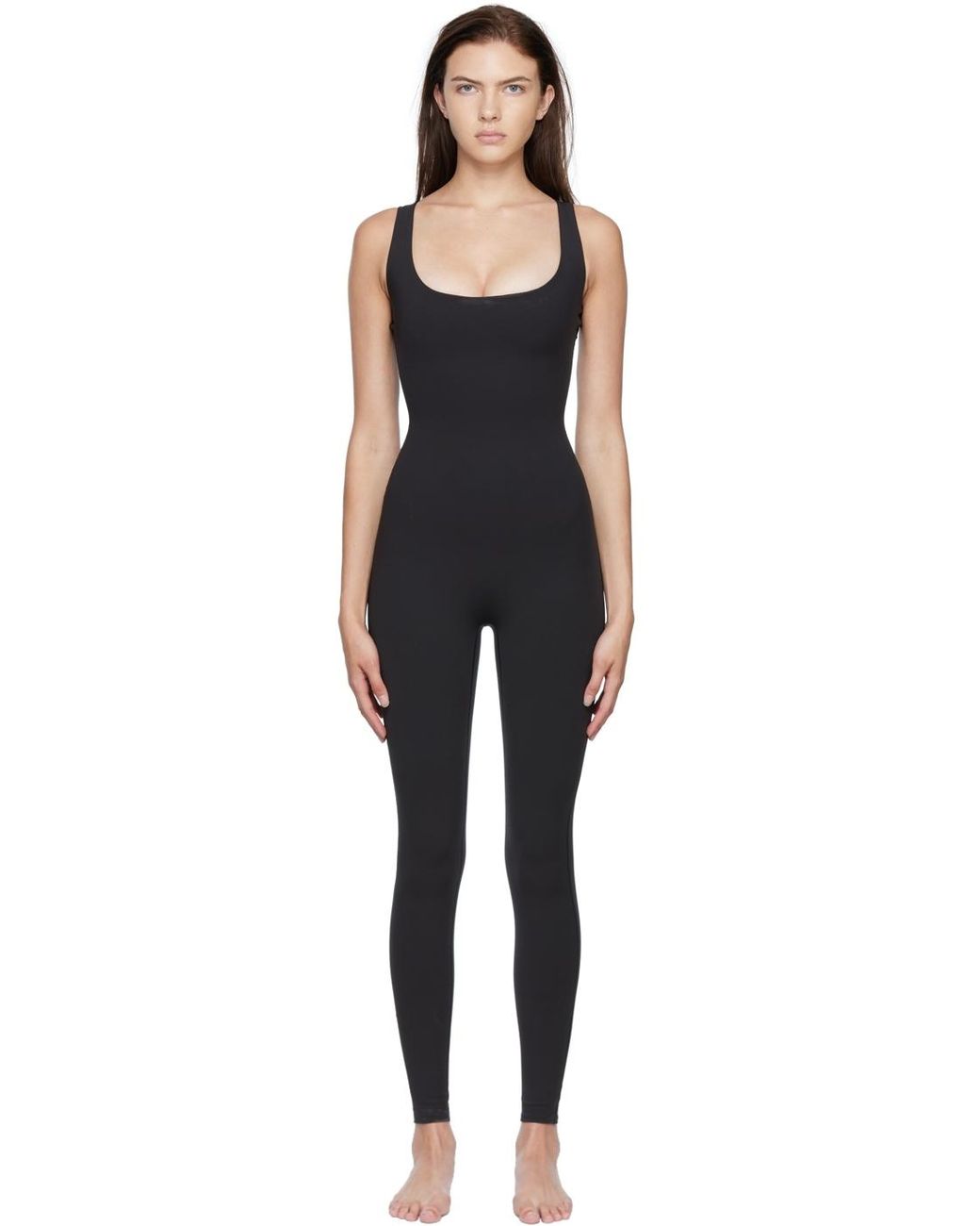 Skims All-in-one Jumpsuit in Black | Lyst