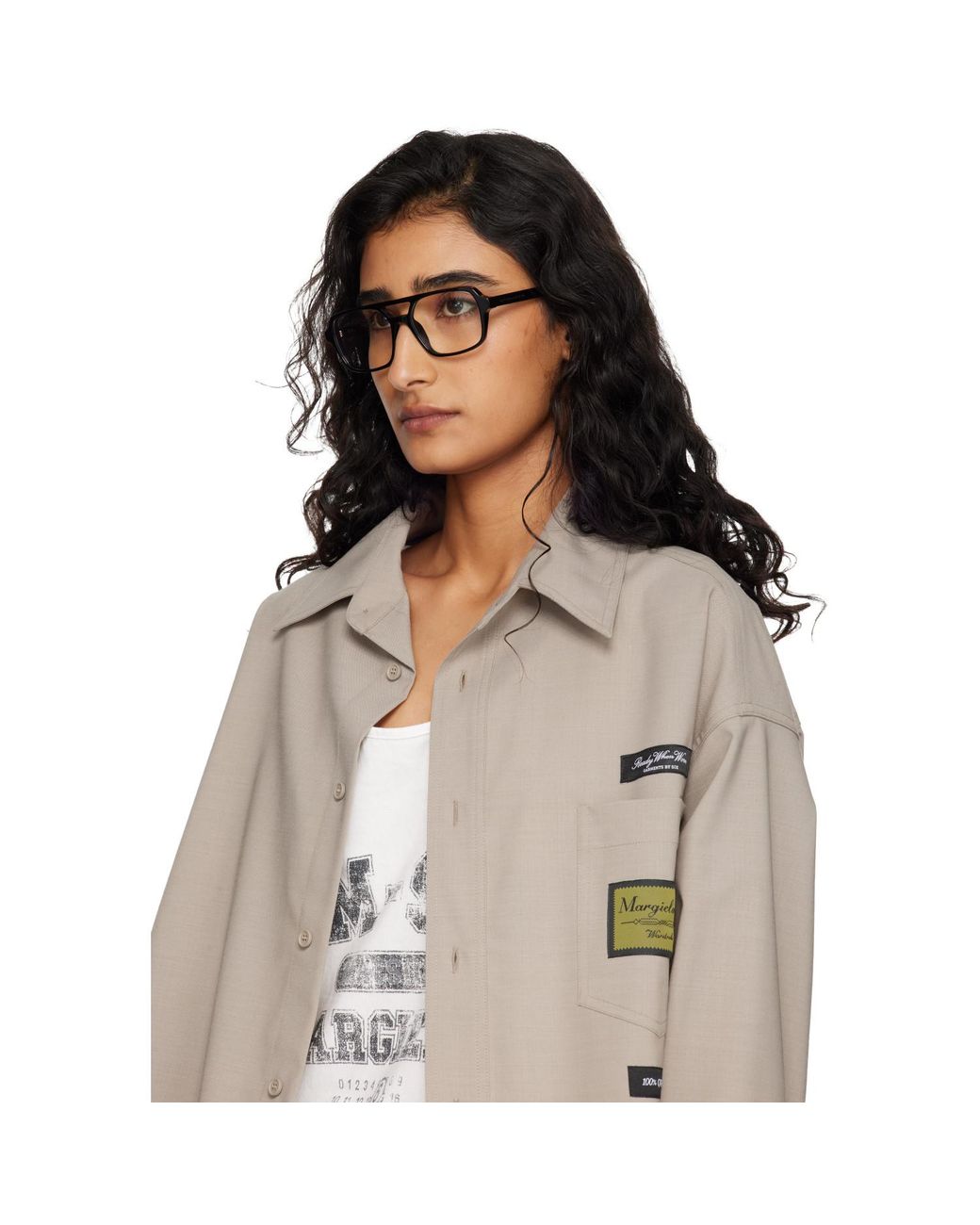 MM6 by Maison Margiela Black 14 Glasses