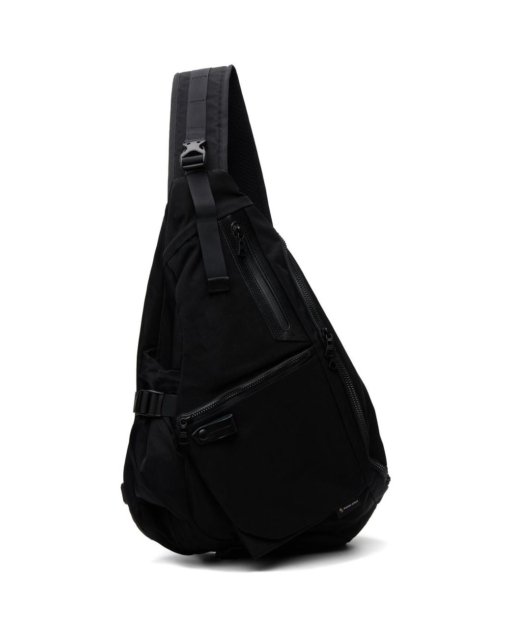 Master Piece Black Circus Wide Sling Bag for men