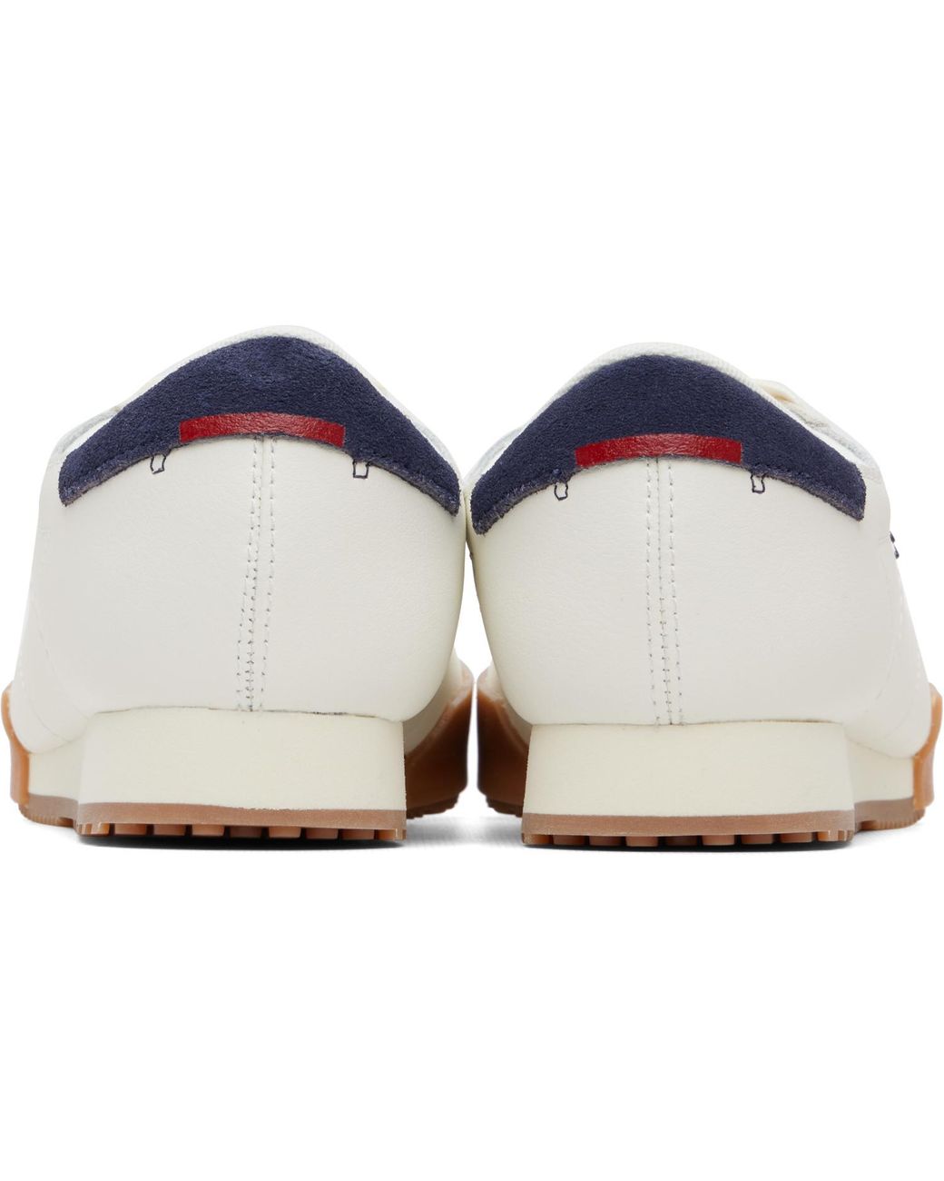 Lacoste White Off- & Aura Leather Sneakers for men