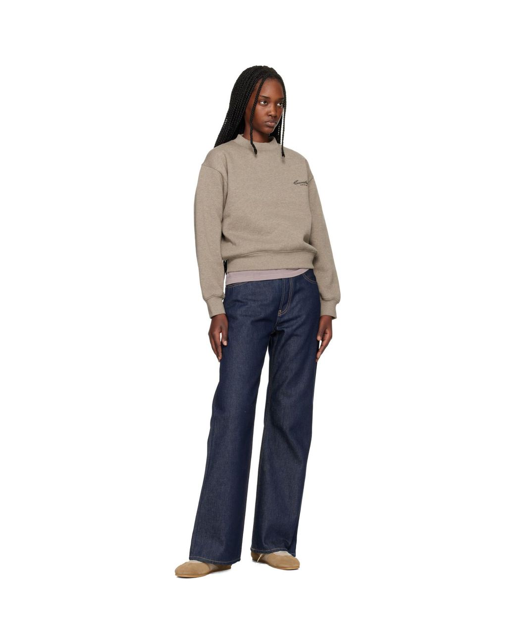 Fear Of God Blue Classic Crewneck Sweatshirt