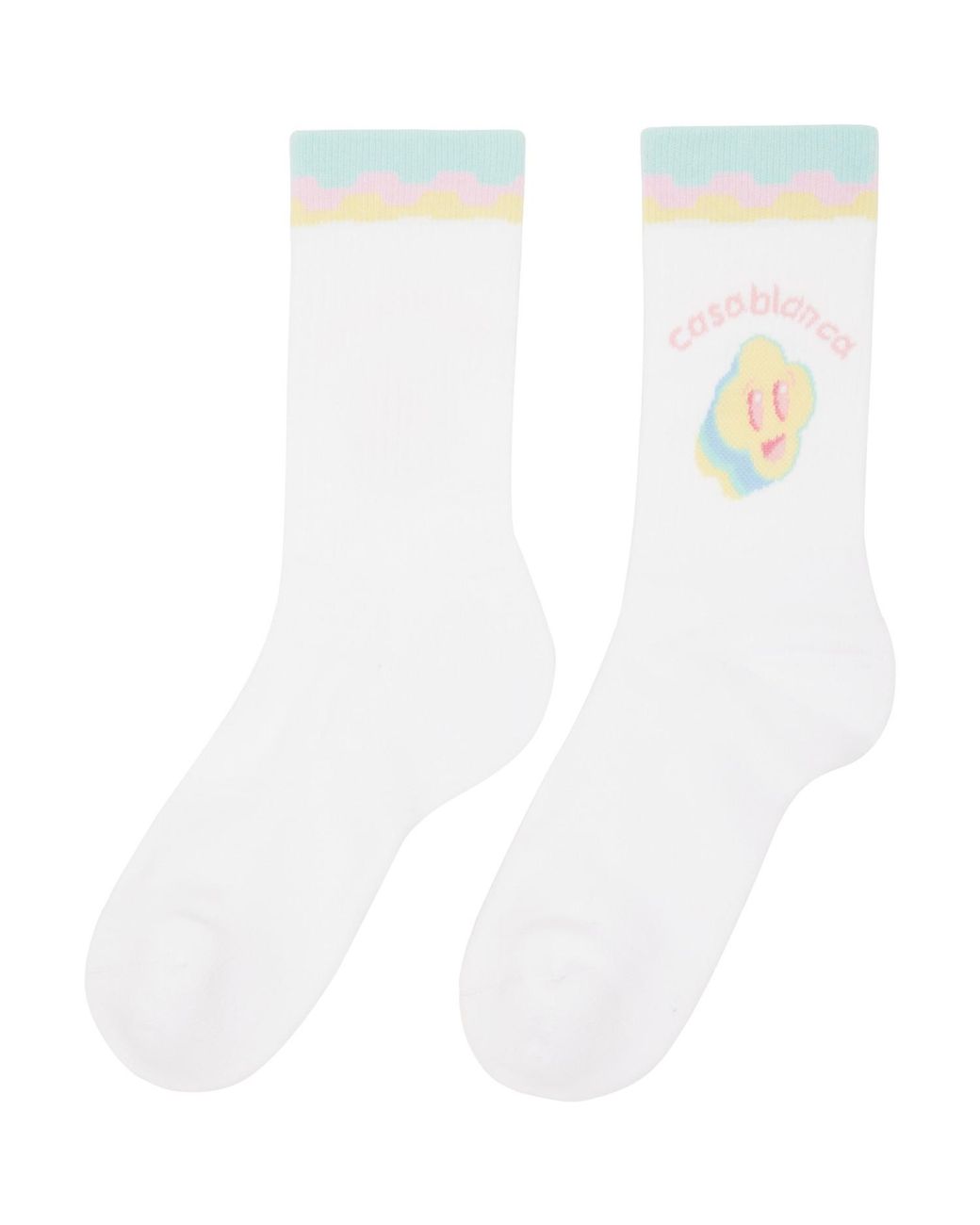 Casablanca White 'For The Love Of Dance' Socks