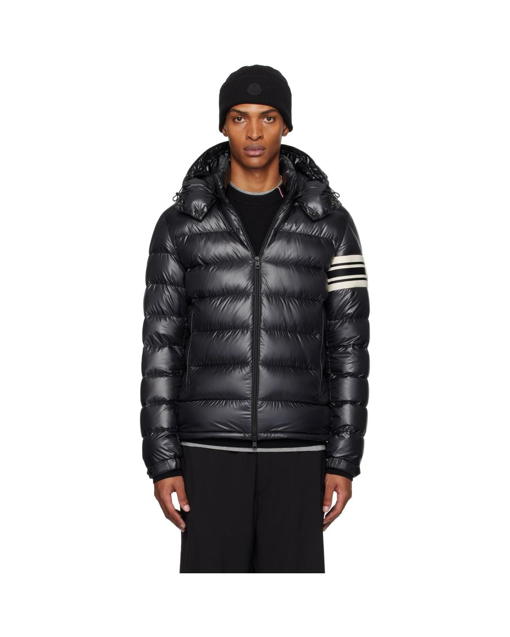 Moncler Black Landre Down Jacket for men