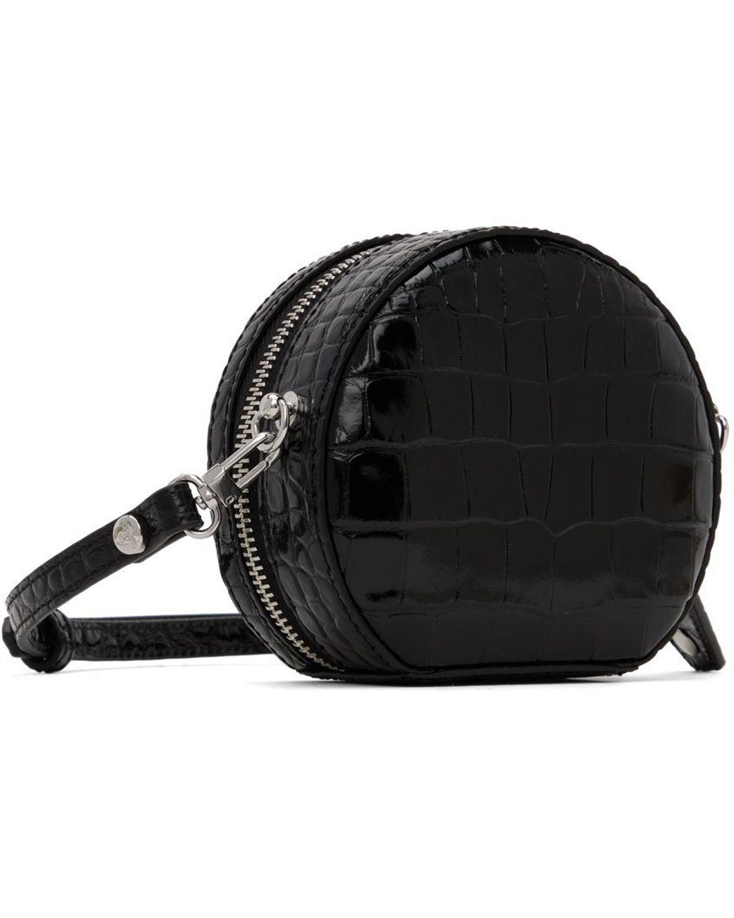 Vivienne Westwood Black Mini Round Bag Lyst