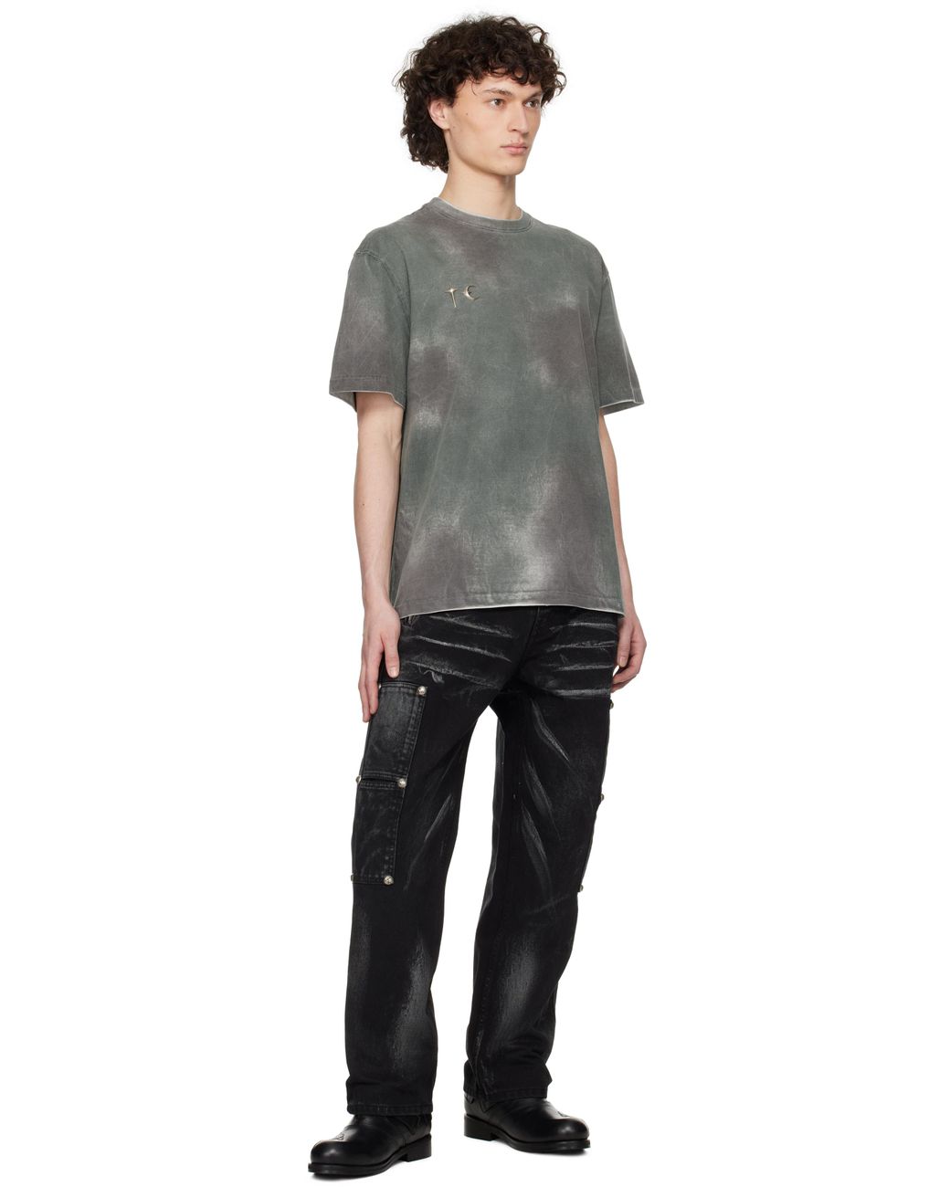 THUG CLUB Khaki Ambush Tc T-Shirt in Gray for Men | Lyst