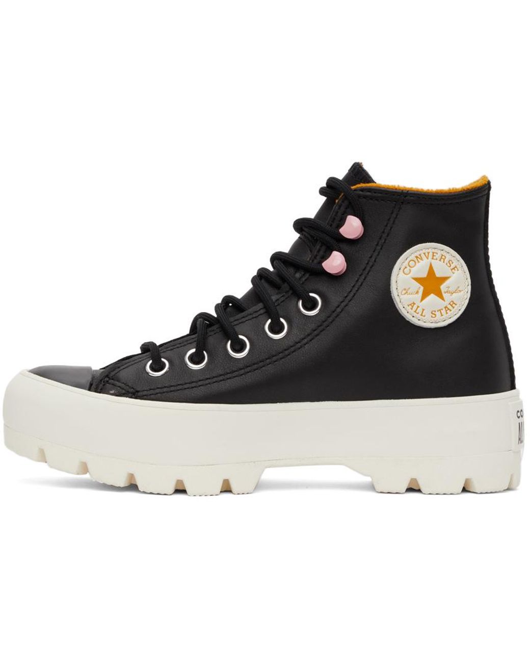 Converse Leather Chuck Taylor All Star lugged Winter Hi Sneakers in Black |  Lyst