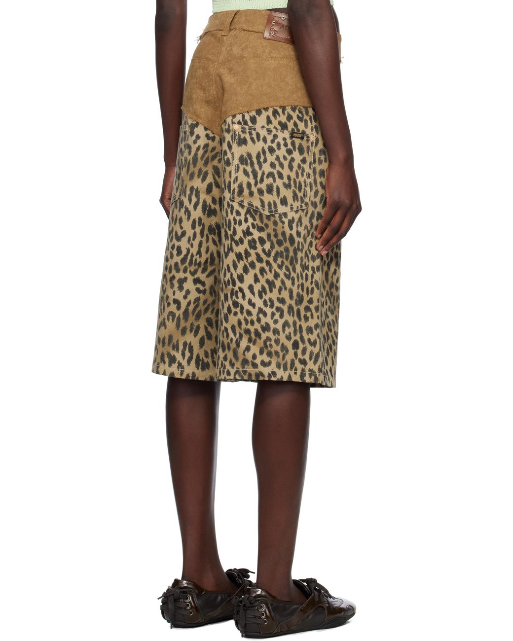 ショートパンツ ANDERSSON BELL OXFORD COMBO LEOPARD SHORTS 5JH970 Designer fashion, Seoul-fully created | W Concept