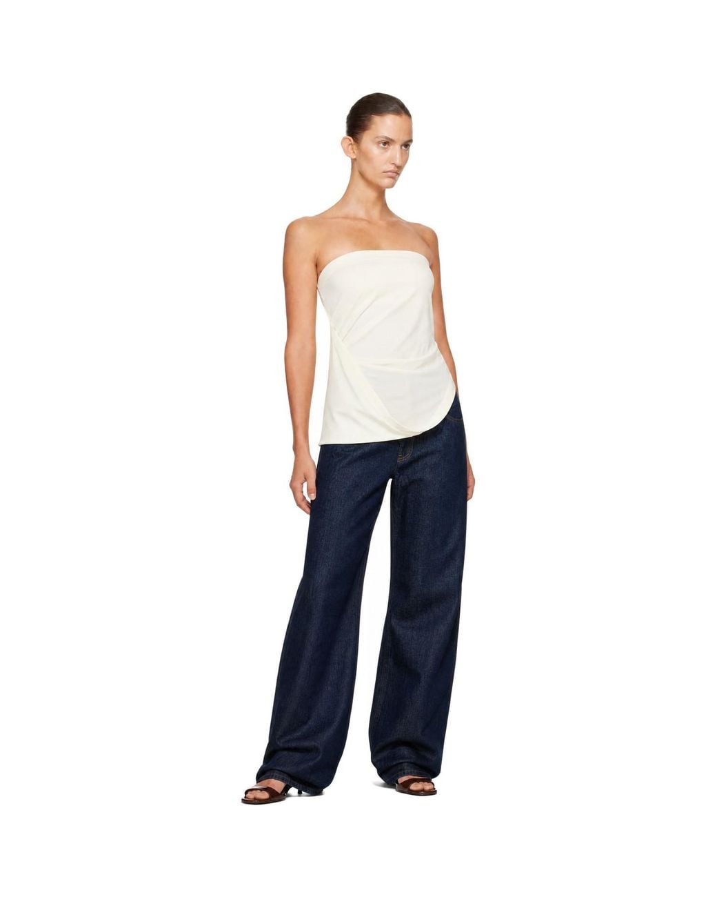 Helmut Lang Blue Saddle Jeans