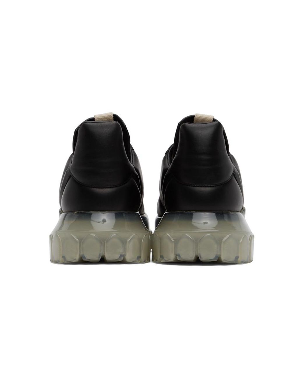 Rick Owens Maximal Tractor Sneakers in Black for Men | Lyst