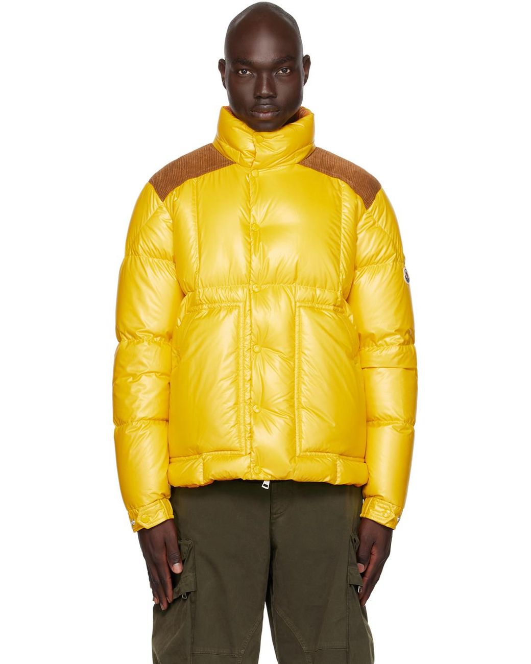Moncler top jacket yellow
