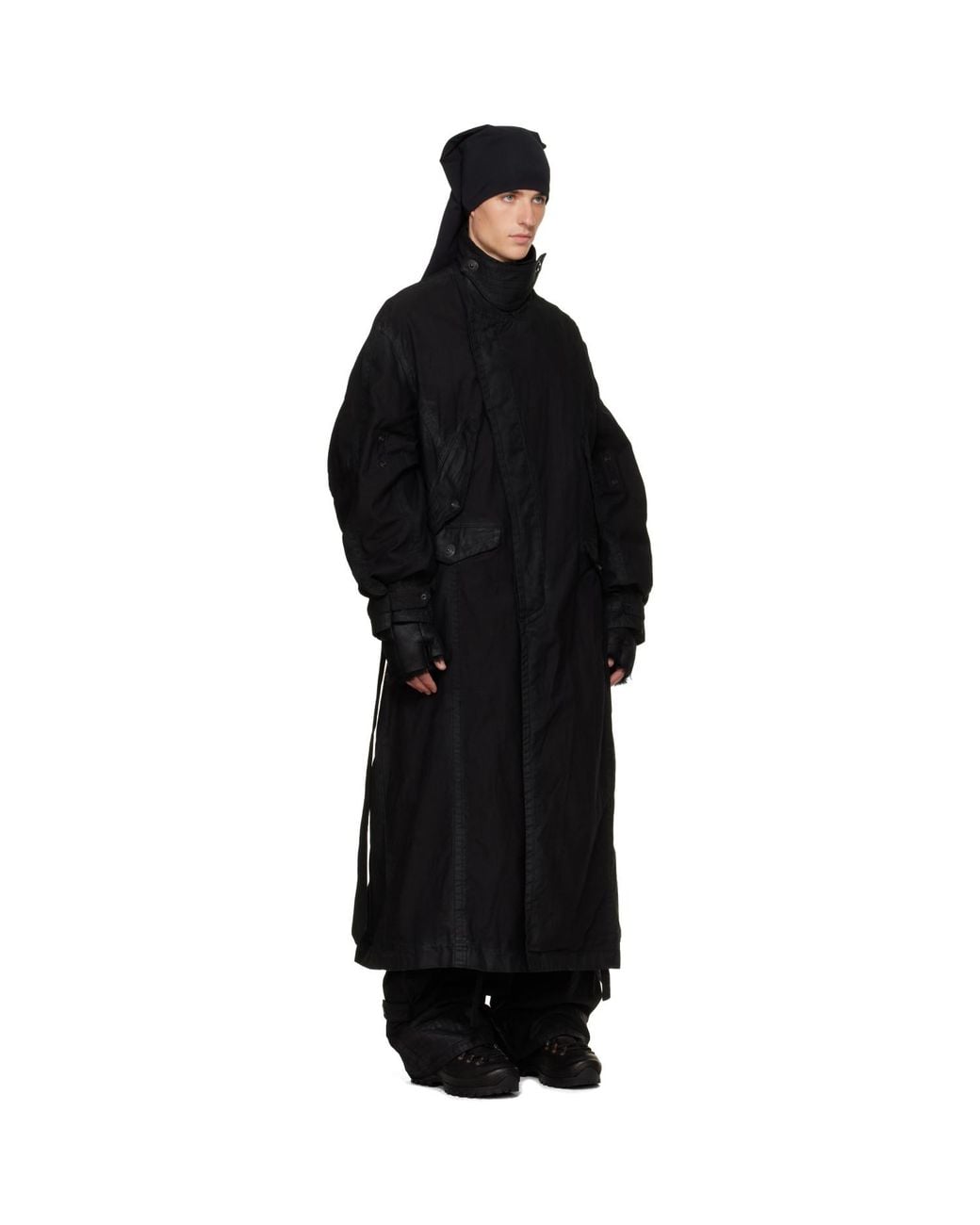 Julius Black Deckard Over Coat for men