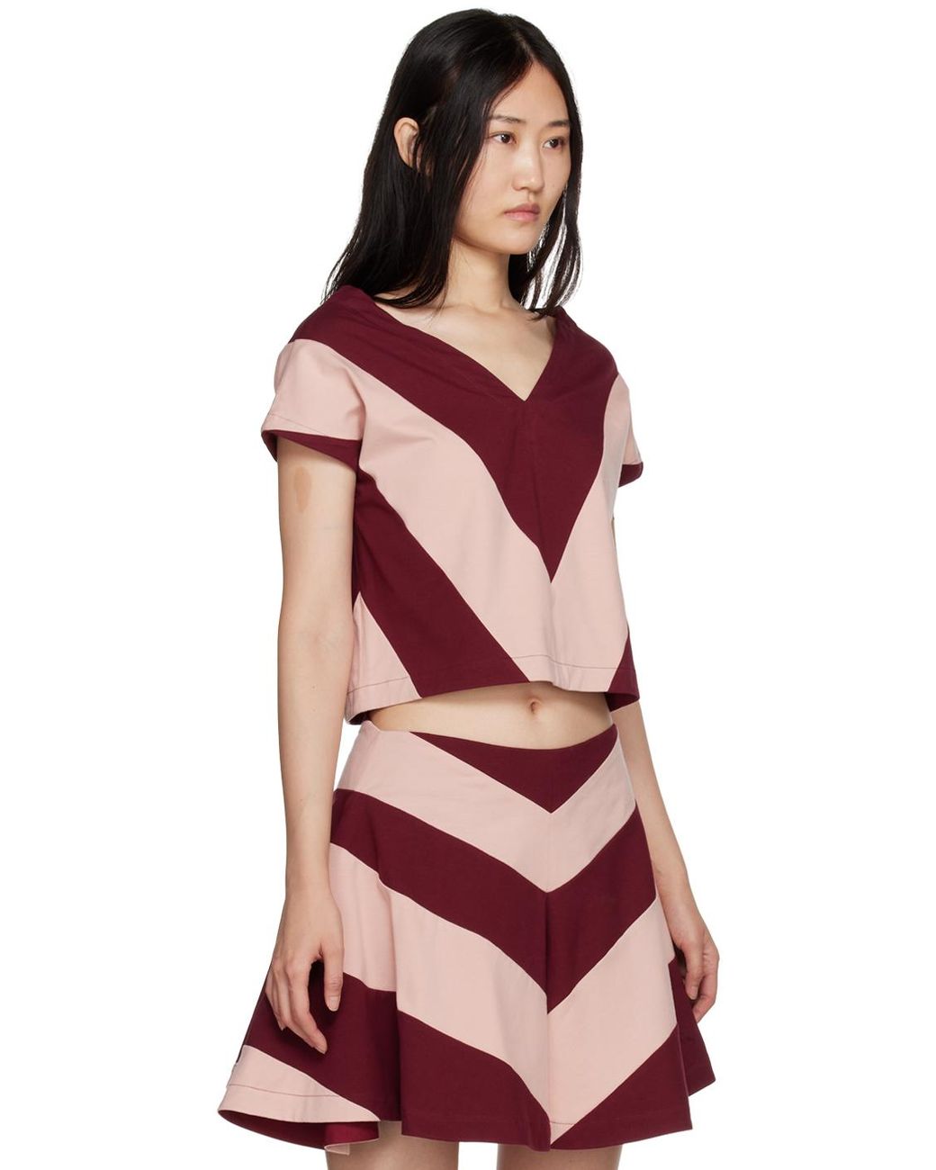 Rose Murdoch Red Burgundy & Jack Top