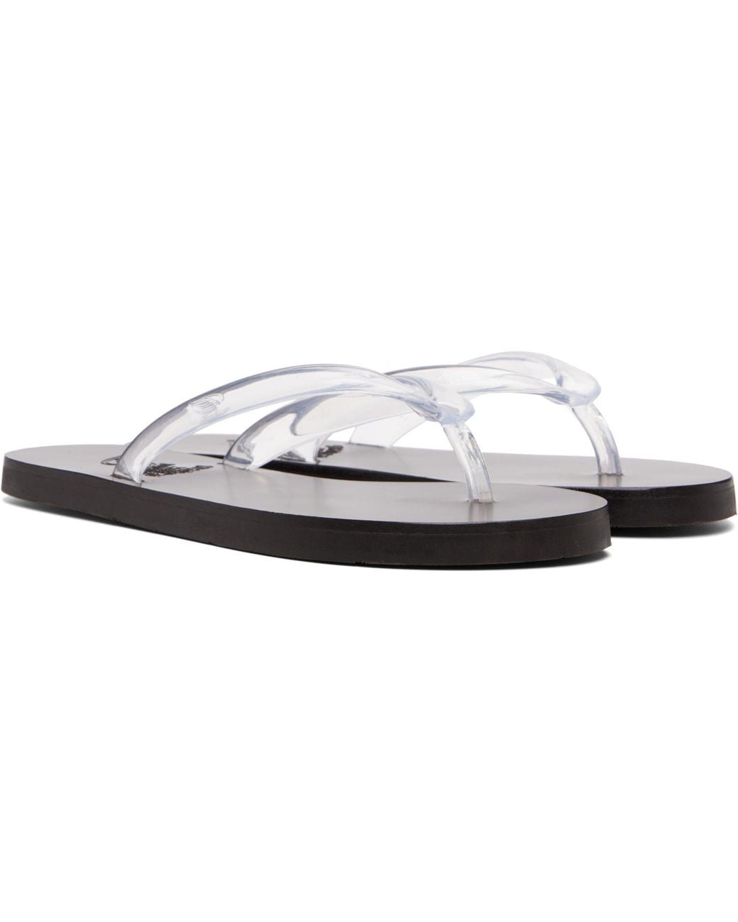 Ancient Greek Sandals Multicolor Transparent & Saionara Jelly Flip-Flops