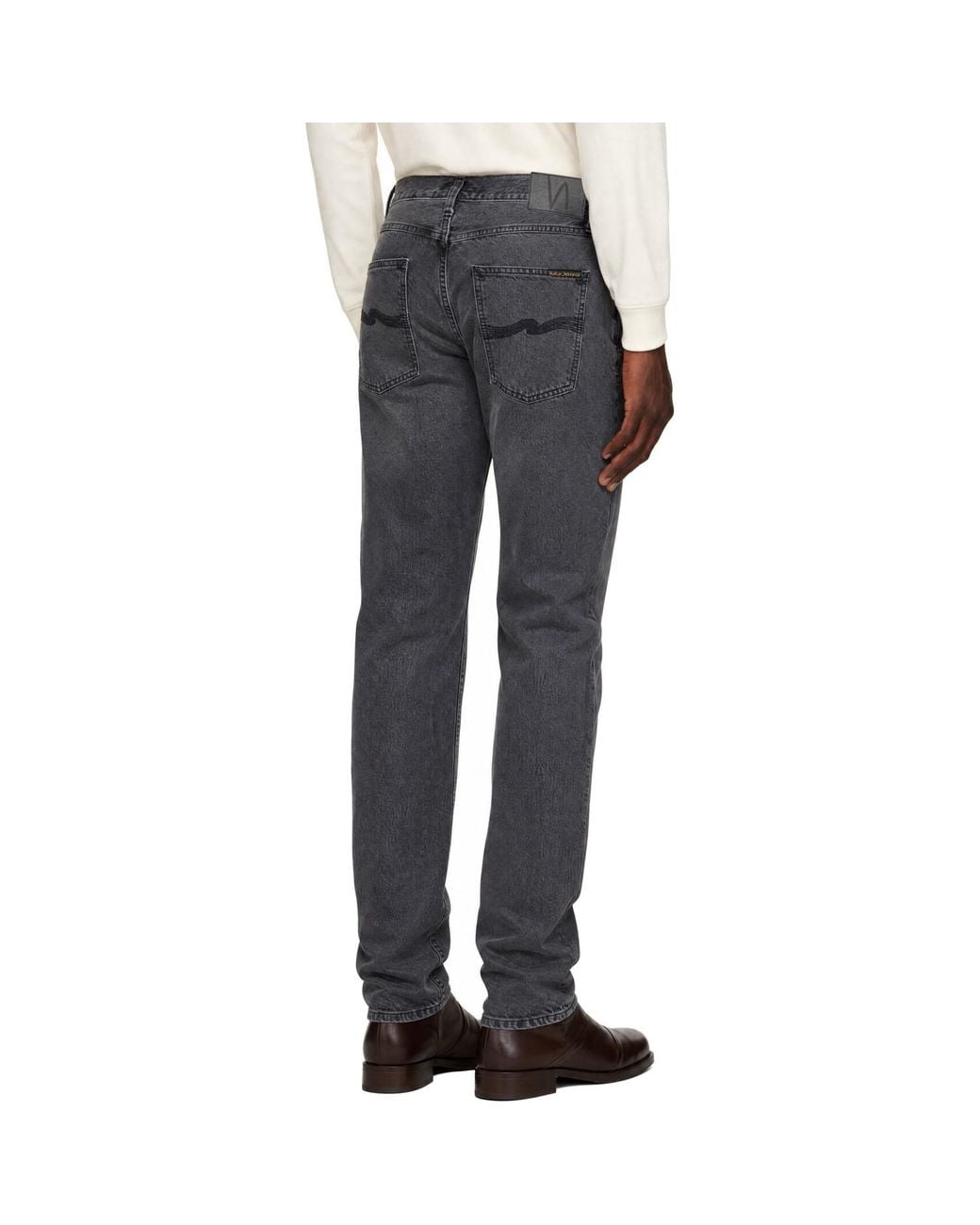 Nudie Jeans Gray Gritty Jackson Jeans for men